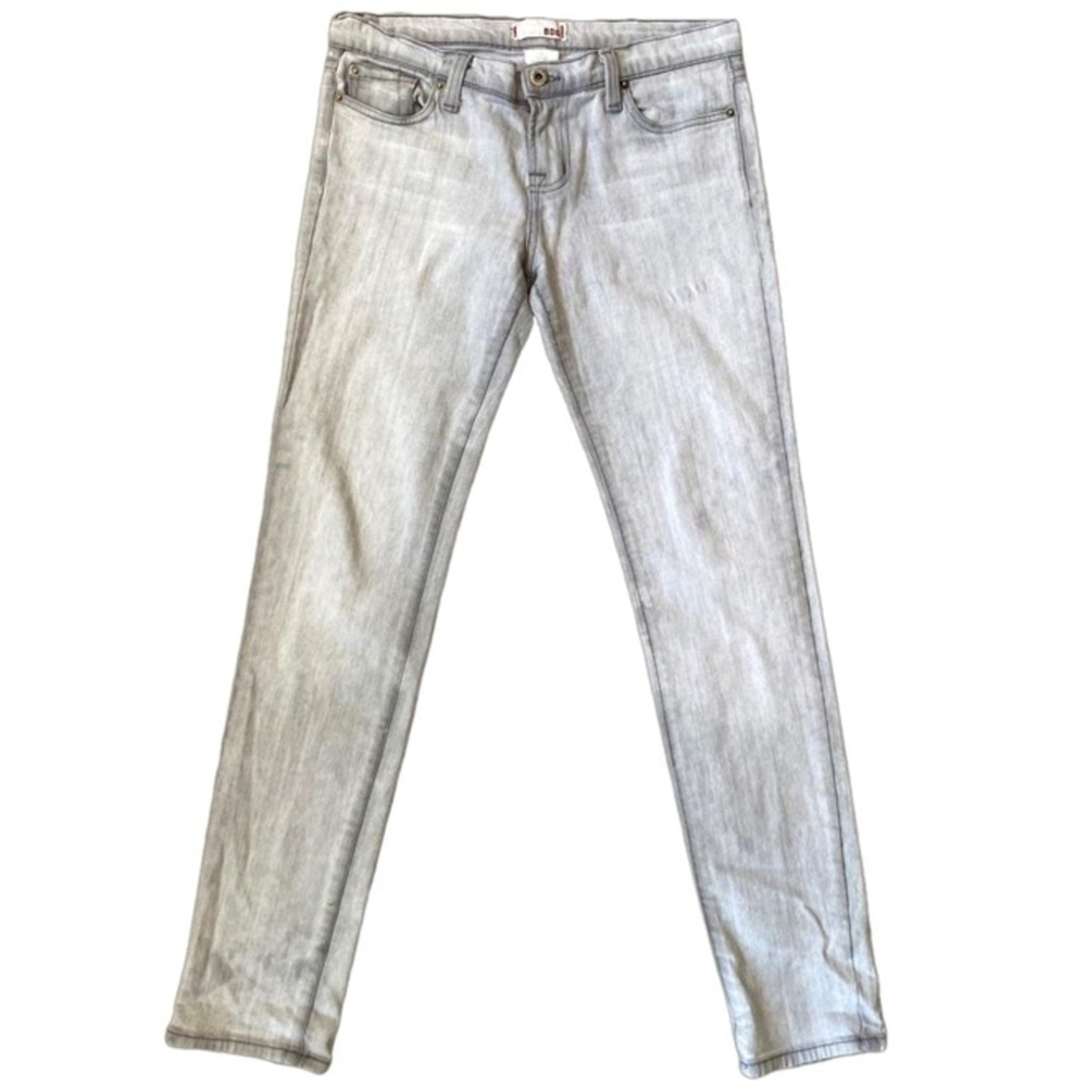 BDG Low Rise Stretch Straight Leg Grey Wash Denim Jeans Pants Women's 30